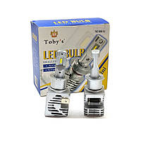 Комплект LED ламп Toby&#039;s TM3 mini H3 9-32V 22 W 6000 K з радіатором (діод 1860)