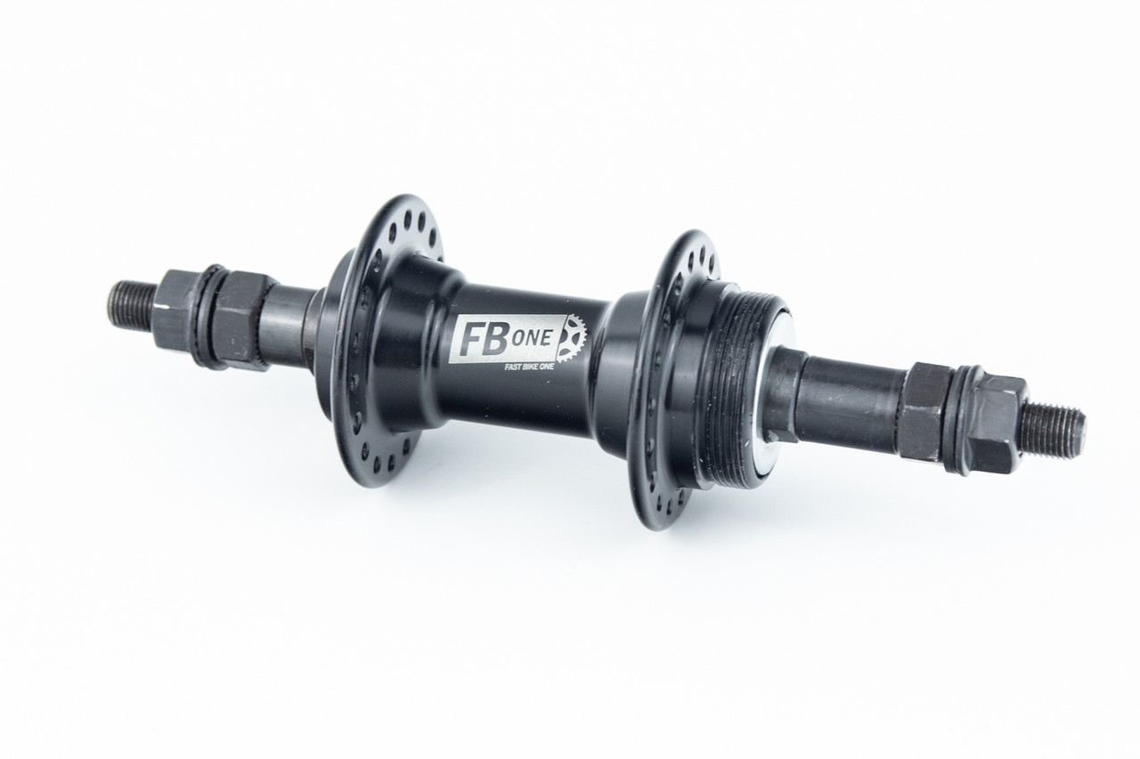 Втулка задня MTB алюмінієва 14Gx36H під вільнобіг, V-brake, кріпл. гайка, чорна RH-201, ВЕЛОЗАПЧАСТИНИ, SV-406464, фото 1