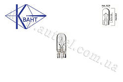Автомобільна лампа Квант T10 (W5W) 12 V 5 W W2,1x9,5d