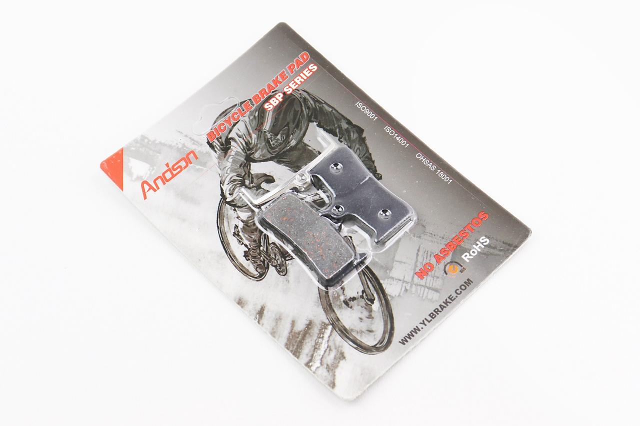 Гальмівні колодки Disk-brake (Shimano BR-M755, M755DH, XTR Pre-02, Grimeca system 8, Hope M4, Sram 9,0), чорні YL-1010,, фото 1