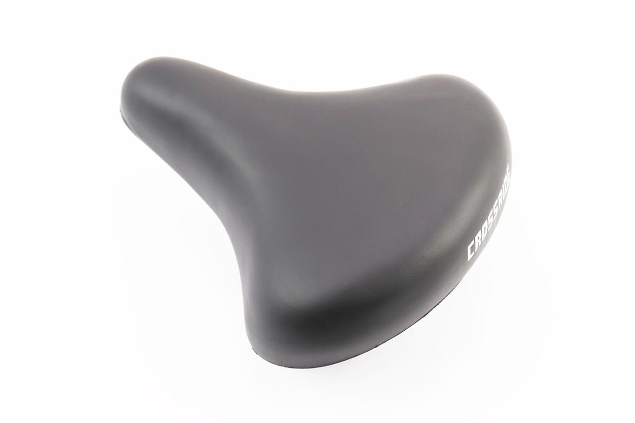 Сидіння ХВЗ 245x210мм, чорне CROSSRIDE BSK-017, ВЕЛОЗАПЧАСТИНИ, SV-411882, фото 1