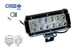 Фара робочого світла С-36W 12 світлодіодів CREE спрямоване світло (SPOT)