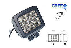 Фара робочого світла 21T-90W 9 світлодіодів CREE спрямоване світло (SPOT)