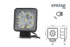 Фара робочого світла 06T-27W 9 світлодіодів Epistar спрямоване світло (SPOT)