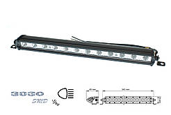 Фара робочого світла однорядна E-36W 12 світлодіодів 3030 спрямоване світло (SPOT)
