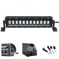 Однорядна фара робочого світла (світлодіодна балка) АНР-96W зі світлотільним кордоном, 12 світлодіодів CREE з