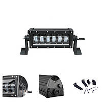 Однорядна фара робочого світла (світлодіодна балка) АНР-48W зі світлотільним кордоном, 6 світлодіодів CREE з