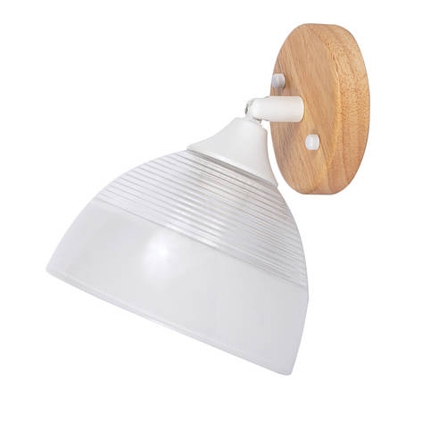 Світильник настінний, класичне бра Sunlight скляний плафон N6092/1W, фото 1