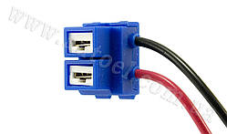 Патрон (роз'єм) під лампу H7 керамічний кутовий