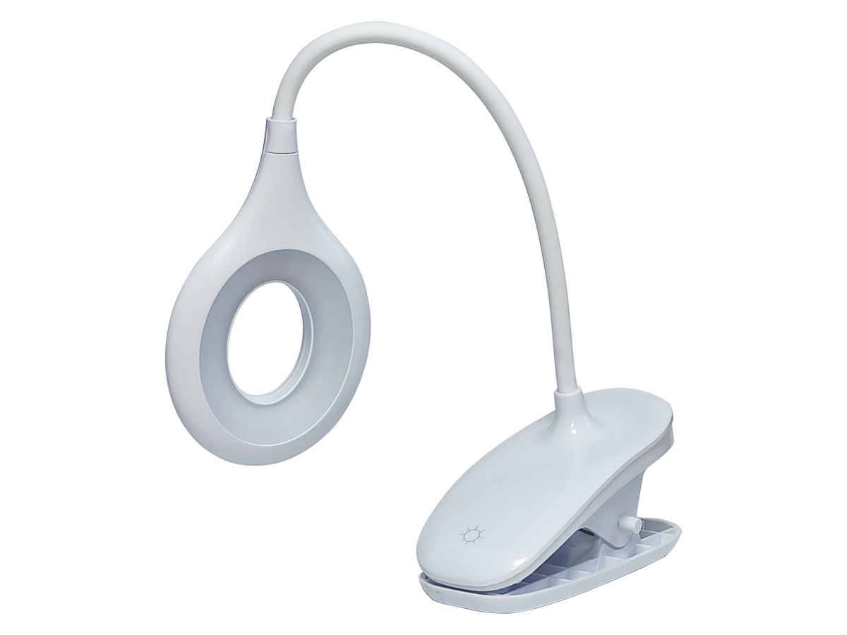 Світлодіодна настільна лампа А-WJ-7013 на прищіпці з вбудованим акумулятором 800 mAh, фото 1