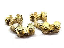 Клеми АКБ МС-137 автомобільні литі латунні (2 шт.)