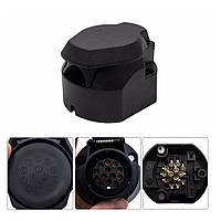 Роз'єм причепа мама євро 13 pin пластиковий ISO 11446