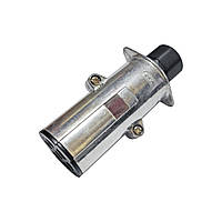 Роз'єм причепа тато 7 pin металевий (гайка) ISO 1185