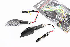 Поворотник діодний RACING, чорний середній, к-кт 2шт, ФАРИ, ПОВОРОТИ, SV-354771