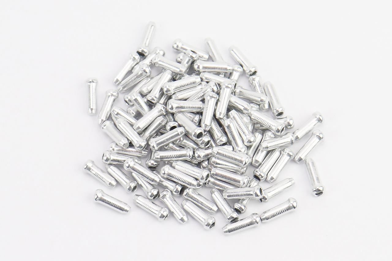 Кінцевик троса з бортиком (100шт к-кт), CP-33, ВЕЛОЗАПЧАСТИНИ, SV-406204, фото 1