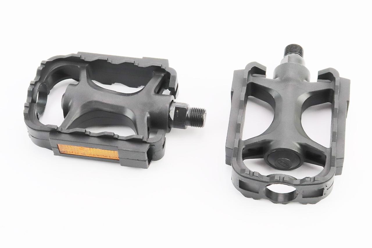 Педалі MTB 9/16" (110x77x26мм) пластикові, чорні NW-223, ВЕЛОЗАПЧАСТИНИ, SV-411124, фото 1