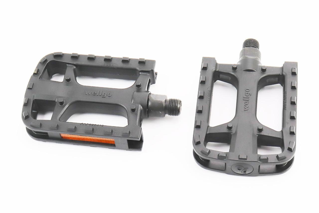 Педалі MTB 9/16" (113x78.5x23мм) пластикові, чорні LU-883DU, ВЕЛОЗАПЧАСТИНИ, SV-411129, фото 1