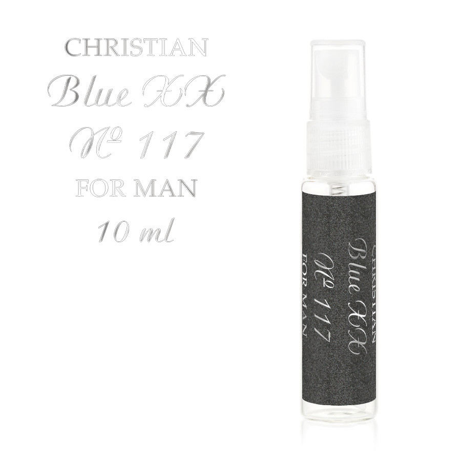 Парфумована вода для чоловіків (міні) «Blue XX» Christian 10 ml K-10 № 117, фото 1
