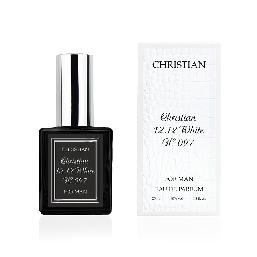 Парфумована вода для чоловіків «Christian 12.12 White» Christian 25 ml K-25 № 097