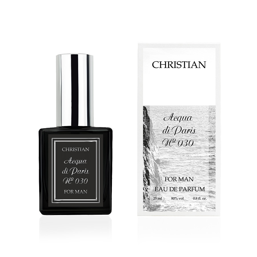Парфумована вода для чоловіків «Acqua Di Paris» Christian 25 ml K-25 № 030