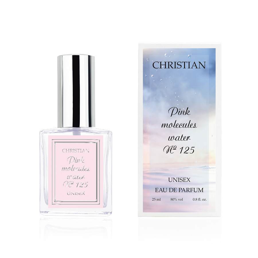 Парфумована вода унісекс «Pink molecules water» Christian 25 ml K-25 № 125, фото 1
