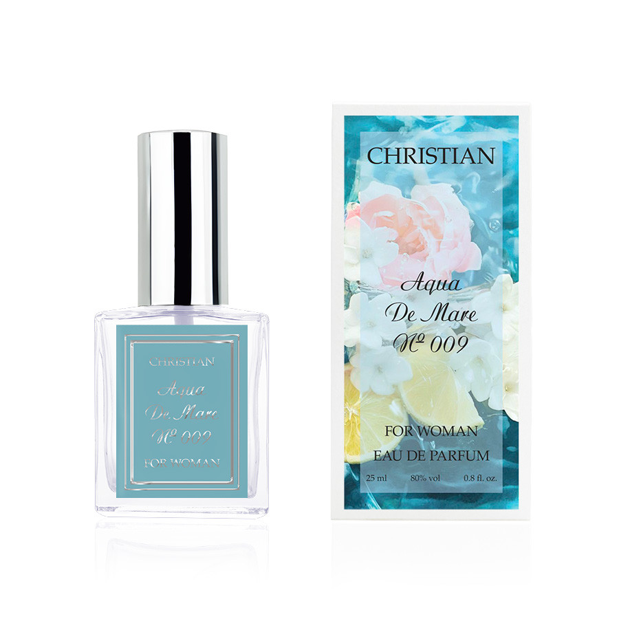 Парфумована вода для жінок «Aqua De Mare» Christian 25 ml K-25 № 009