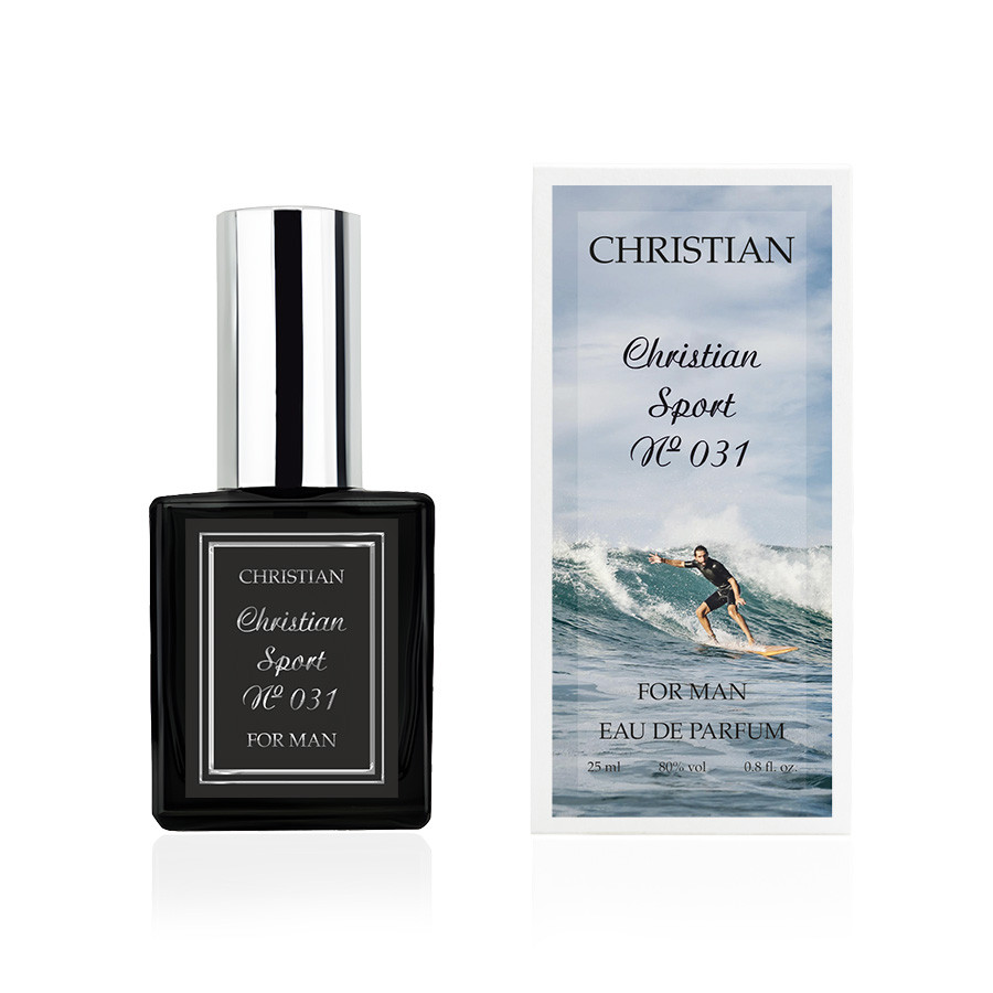 Парфумована вода для чоловіків «Christian Sport» Christian 25 ml K-25 № 031