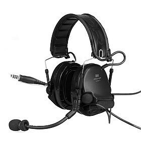 Навушники активні 3M PELTOR ComTac V Single Comm Headband MT20H682FB-47 Black (без PTT кнопки)
