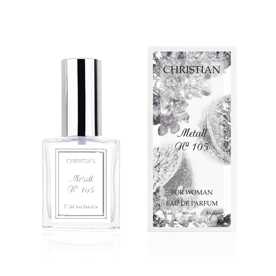 Парфумована вода для жінок «Metall» Christian 25 ml K-25 № 105, фото 1