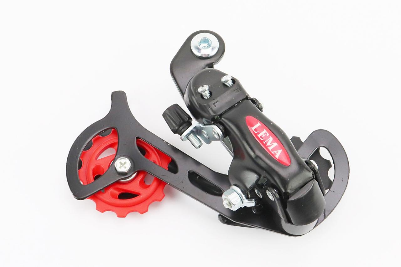 Перемикач ланцюга задній 6/7зв. кріпл. болт, чорний, ВЕЛОЗАПЧАСТИНИ, SV-403305, фото 1