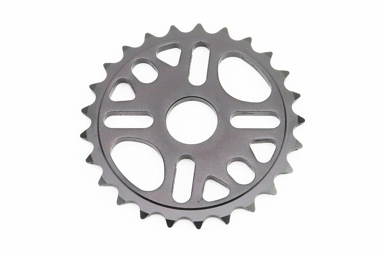 Зірка передня BMX 25Т 1/2"x1/8", алюмінієва, чорна KL-C206, ВЕЛОЗАПЧАСТИНИ, SV-403867, фото 1