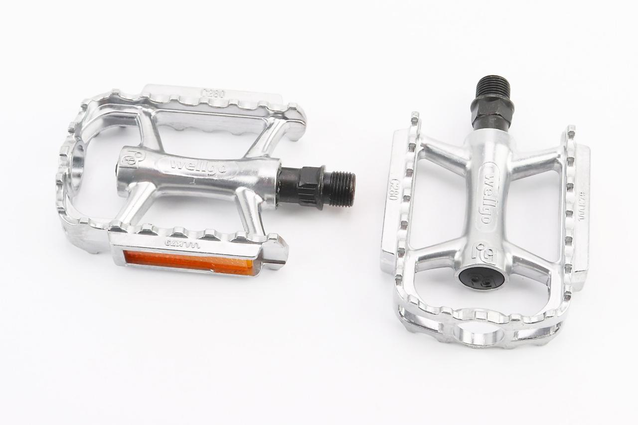 Педалі CITY 9/16" (105x77.5x24мм) алюмінієві, C280DU, ВЕЛОЗАПЧАСТИНИ, SV-411146, фото 1