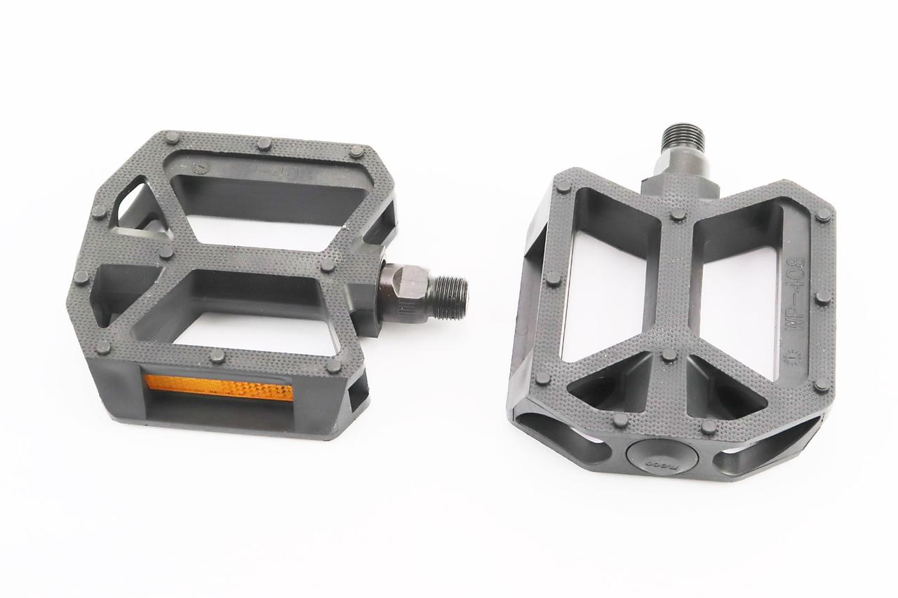 Педалі BMX 9/16" (112x96x25мм) пластикові, чорні WP408, ВЕЛОЗАПЧАСТИНИ, SV-411393, фото 1