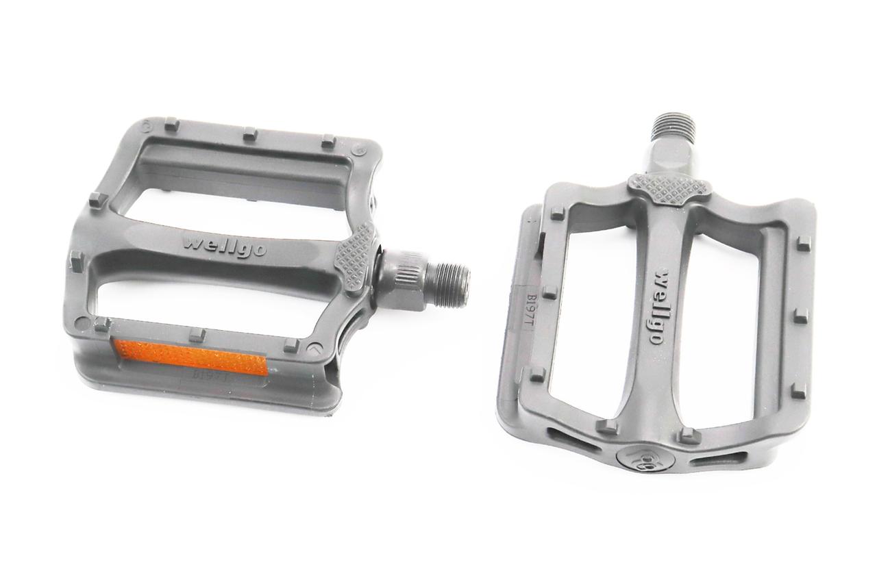 Педалі BMX 9/16" (107x90x23мм) пластикові, чорні B197DU, ВЕЛОЗАПЧАСТИНИ, SV-411144, фото 1