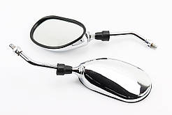 УЦІНКА Дзеркала к-кт DIO, хром "краплі", М8 (незначні подряпини, можливі дефекти фарбування, див. фото), УЦІНКА, SV-354140