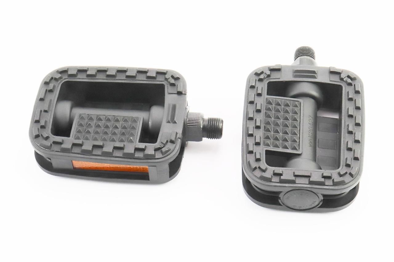 Педалі CITY 9/16" (105x73x27мм) пластикові, чорні C35, ВЕЛОЗАПЧАСТИНИ, SV-411148, фото 1