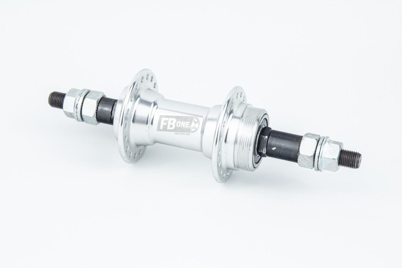 Втулка задня MTB алюмінієва 14Gx36H під вільнобіг, V-brake, 2 пром-підшипники 6200 2RS, кріпл. гайка, RH-201, ВЕЛОЗАПЧАСТИНИ,, фото 1