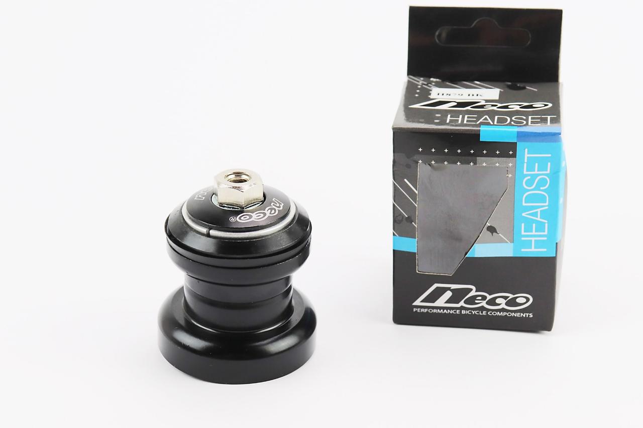 Кермова колонка BMX 1-1/8" (34/28,6x34/30мм) безрізьбової вилки, чорна H879, ВЕЛОЗАПЧАСТИНИ, SV-411711, фото 1