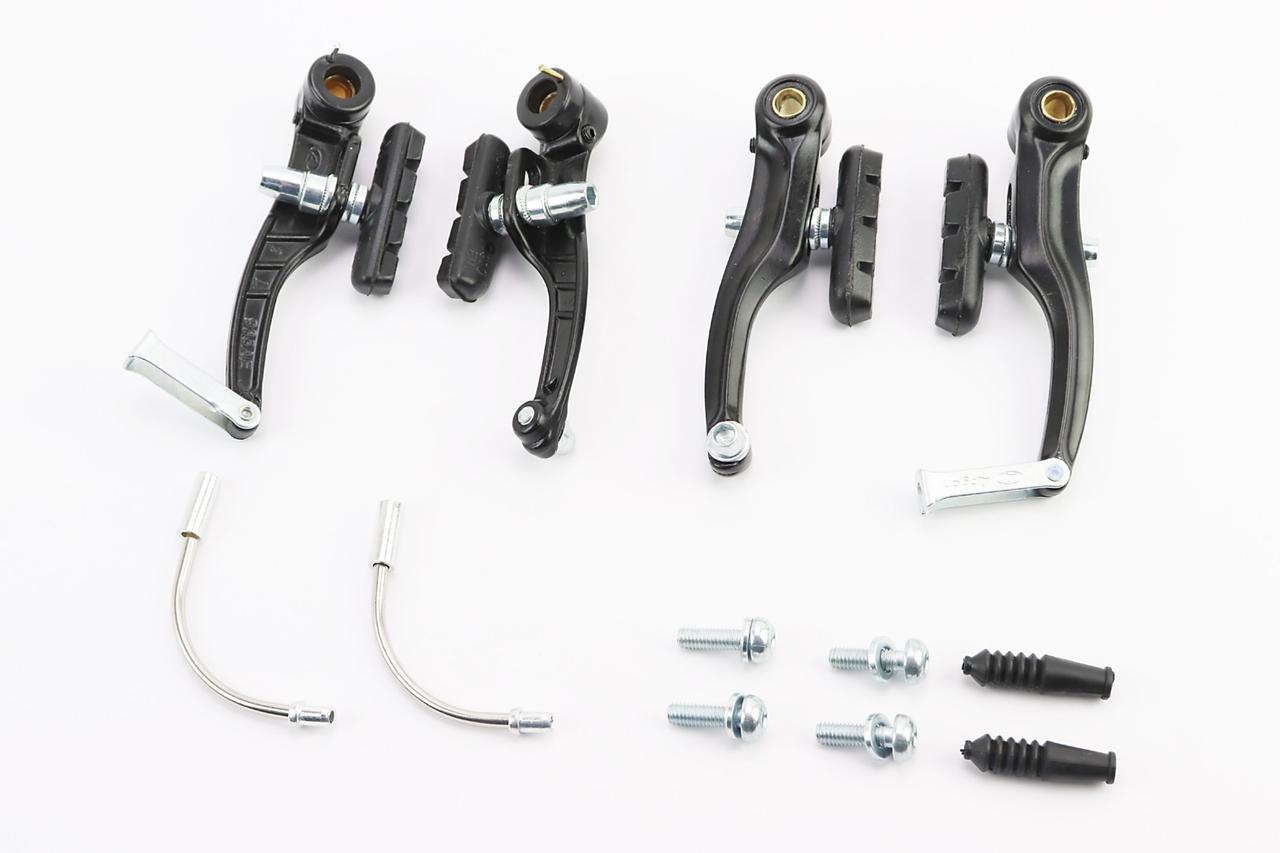 Гальмо V-brake 110мм (2 колеса), алюмінієве, чорне 935AE, ВЕЛОЗАПЧАСТИНИ, SV-411973, фото 1