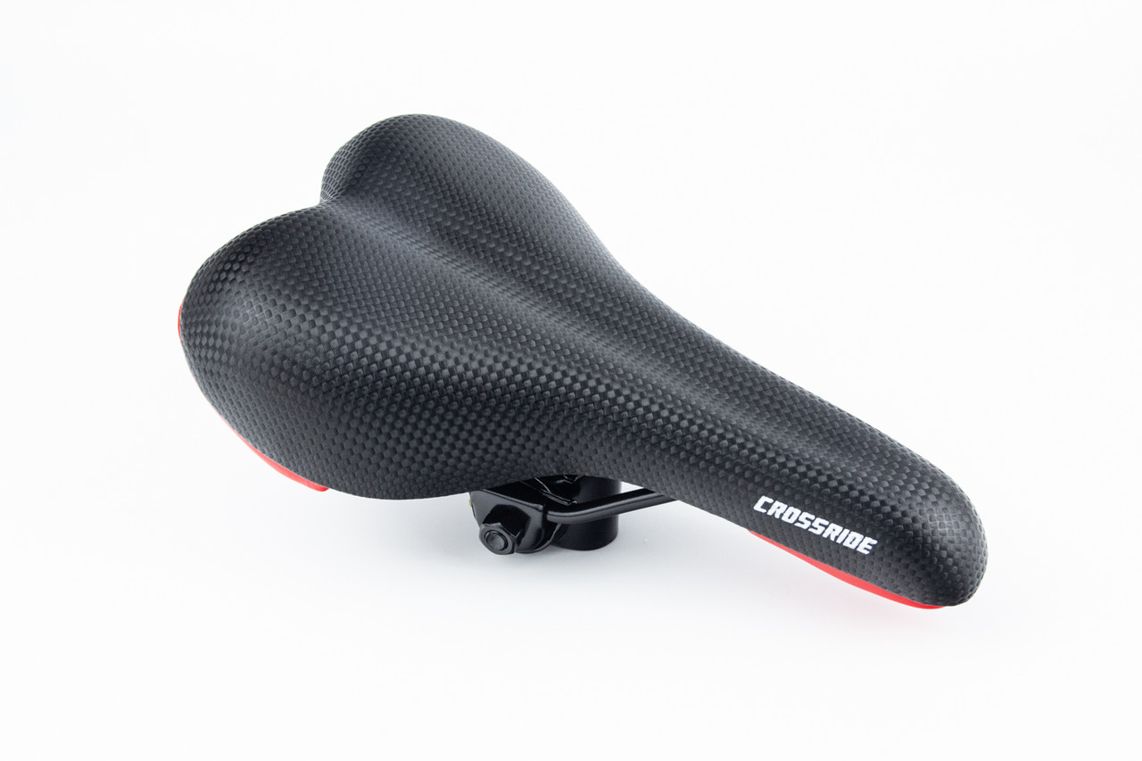Сидіння MTB 260x150мм, "карбон" CROSSRIDE BSK-N076, ВЕЛОЗАПЧАСТИНИ, SV-406678, фото 1