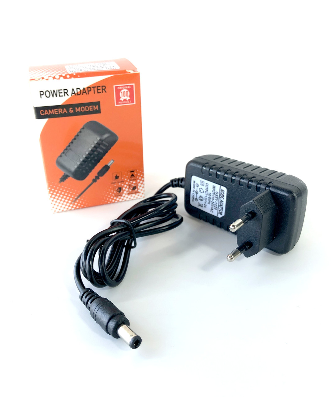 Блок живлення 12 V 2 A (5.5х2.5) Black