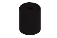 Смуга бордюрна пластикова H200 чорна 9 м