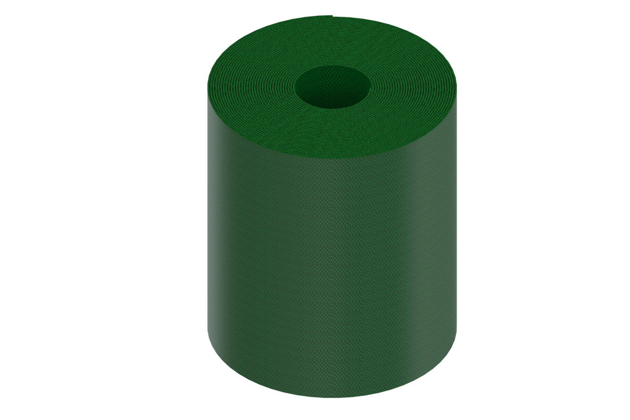 Пластикова бордюрна стрічка Н200 зелена 9 м, фото 1