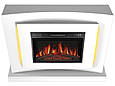 Камінокомплект ArtiFlame Lucca AF23S білий з LED підсвічуванням, обігрівом і звуком горіння вогню, фото 2