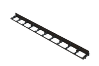 Бордюр ландшафтний пластиковий Н45 L1000 чорний