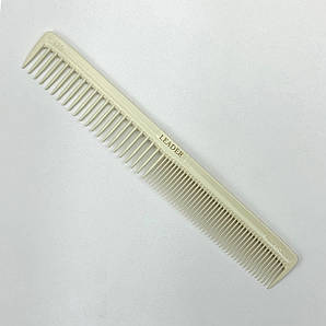 Гребінець для волосся Leader Ultem SP 125 White (білий), L=175мм
