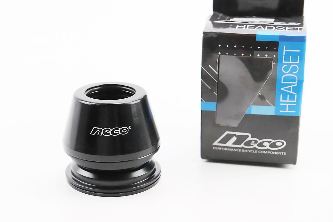 Кермова колонка 1-1/8" (44/28,6x44/30мм) різьбової вилки, висока, чорна H112N, ВЕЛОЗАПЧАСТИНИ, SV-406991, фото 1