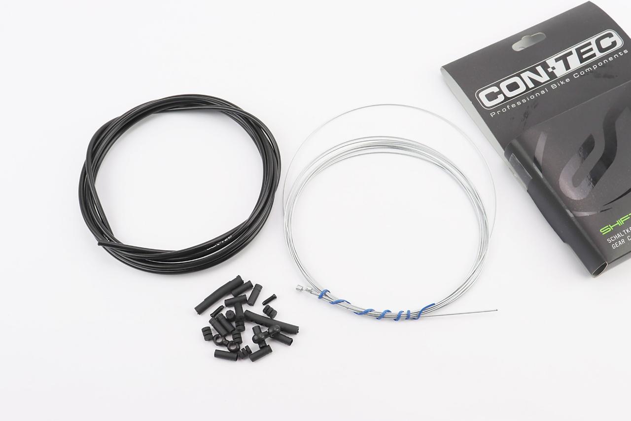 Перемикання комплект універсальний "ПОВНИЙ" (сорочка 4мм х 2,7м, троса Galvanize 2000/2300мм, ковпачки, кінцевики, фіксатори,, фото 1