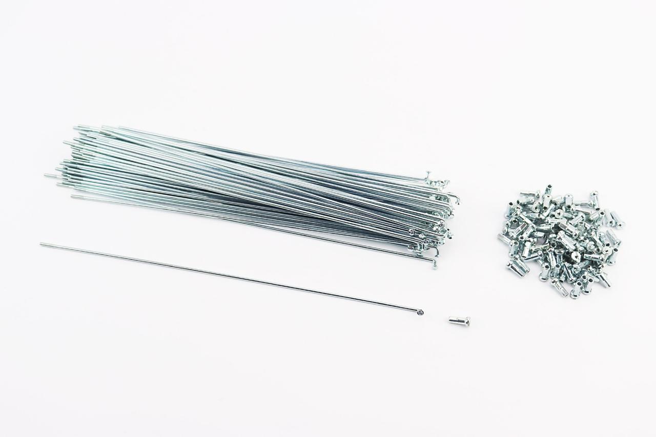 Спиця 14Gx238мм (100шт к-кт), хром, ВЕЛОЗАПЧАСТИНИ, SV-411939, фото 1