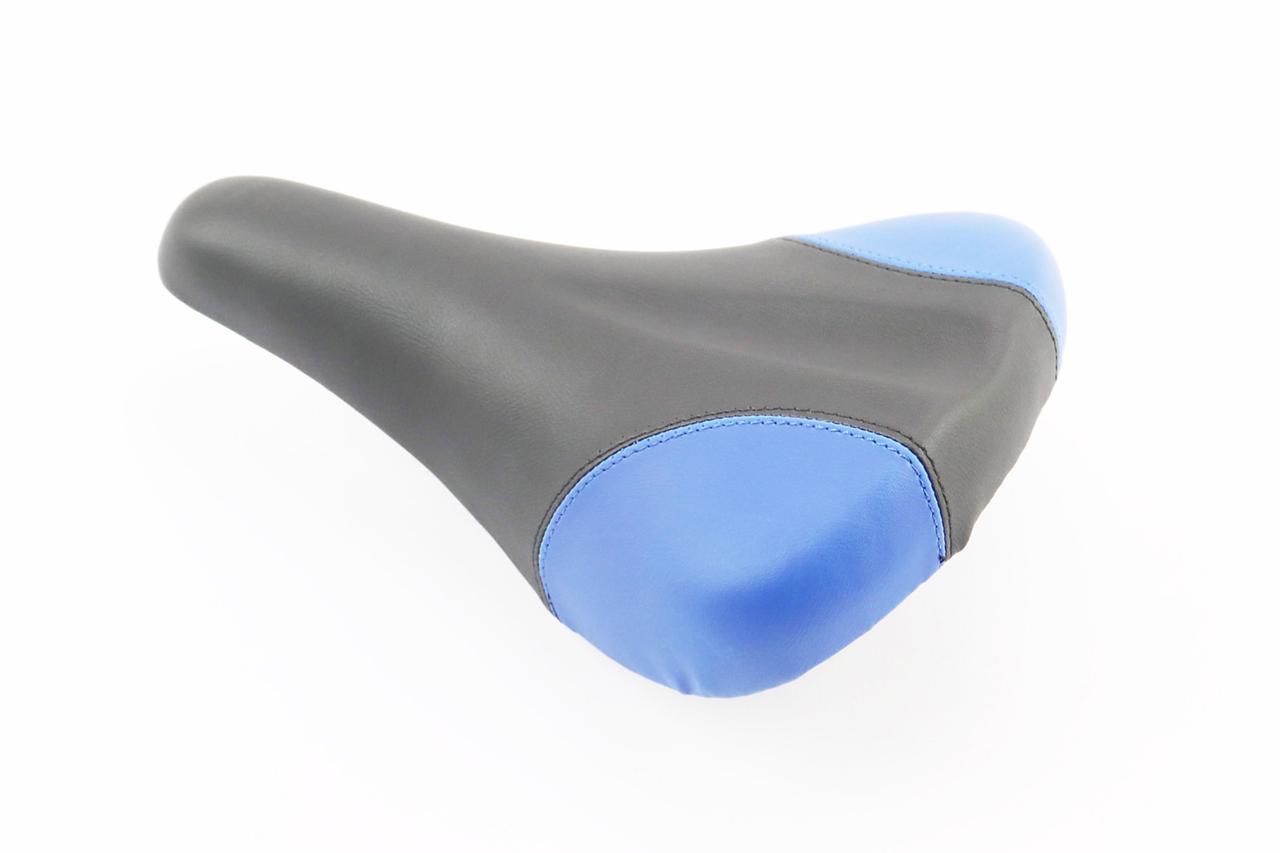 Сидіння CHILD 235x150мм, чорно-синє AZ-25B, ВЕЛОЗАПЧАСТИНИ, SV-406296, фото 1